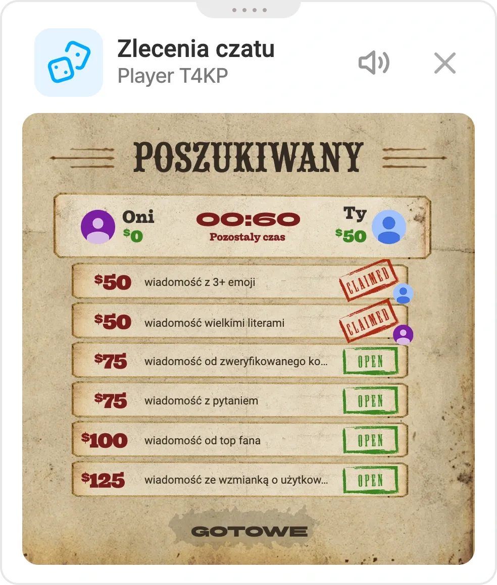 Tablica poszukiwanych w Bounty Hunting