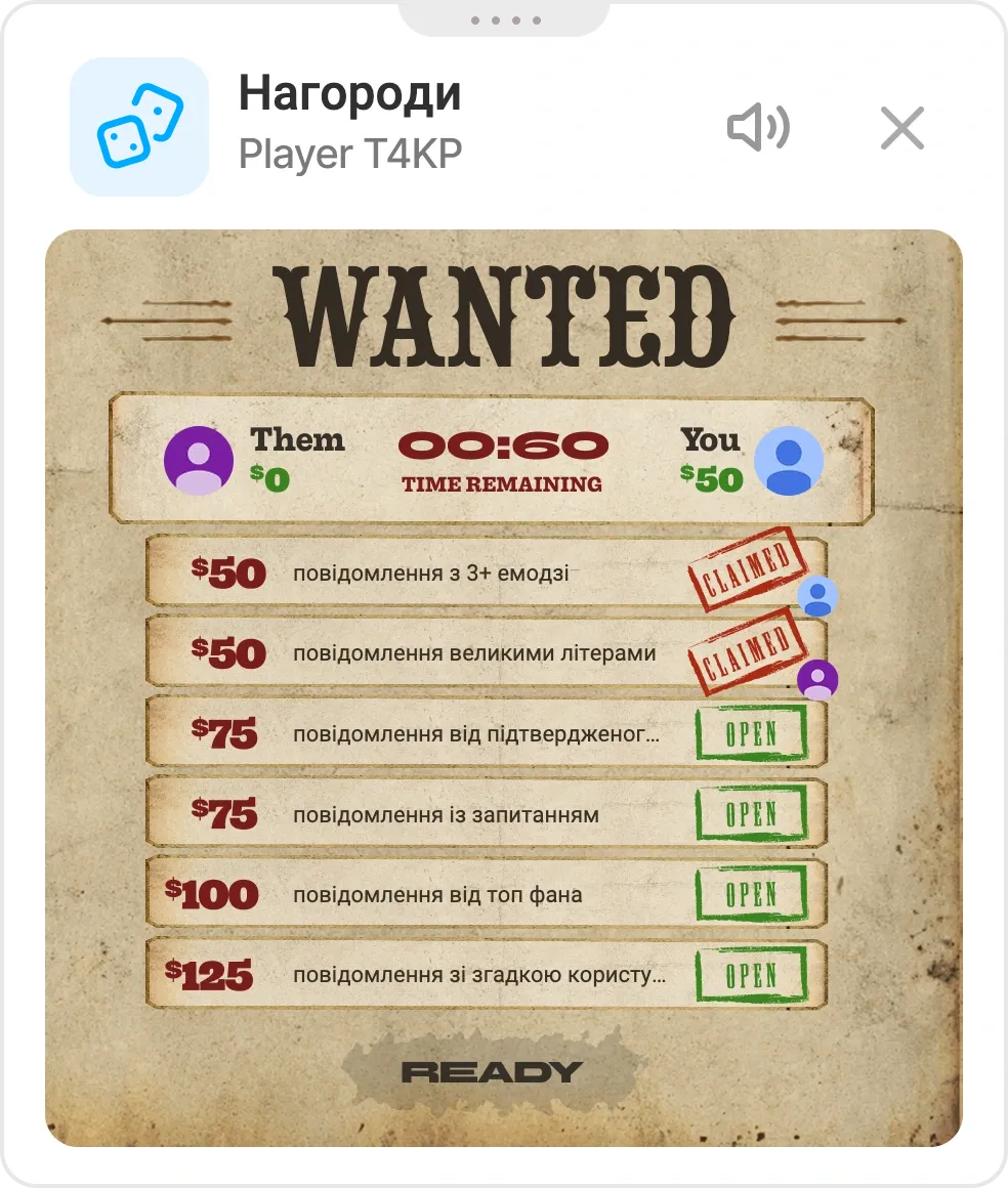 Дошка розшуку Bounty Hunting