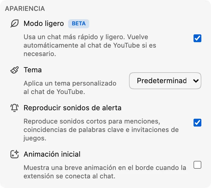 Modo ligero