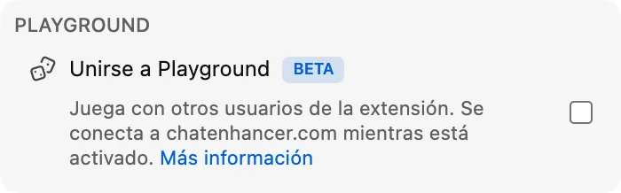 Unirse a Playground