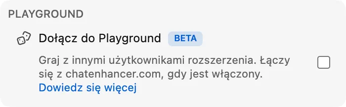 Dołącz do Playground