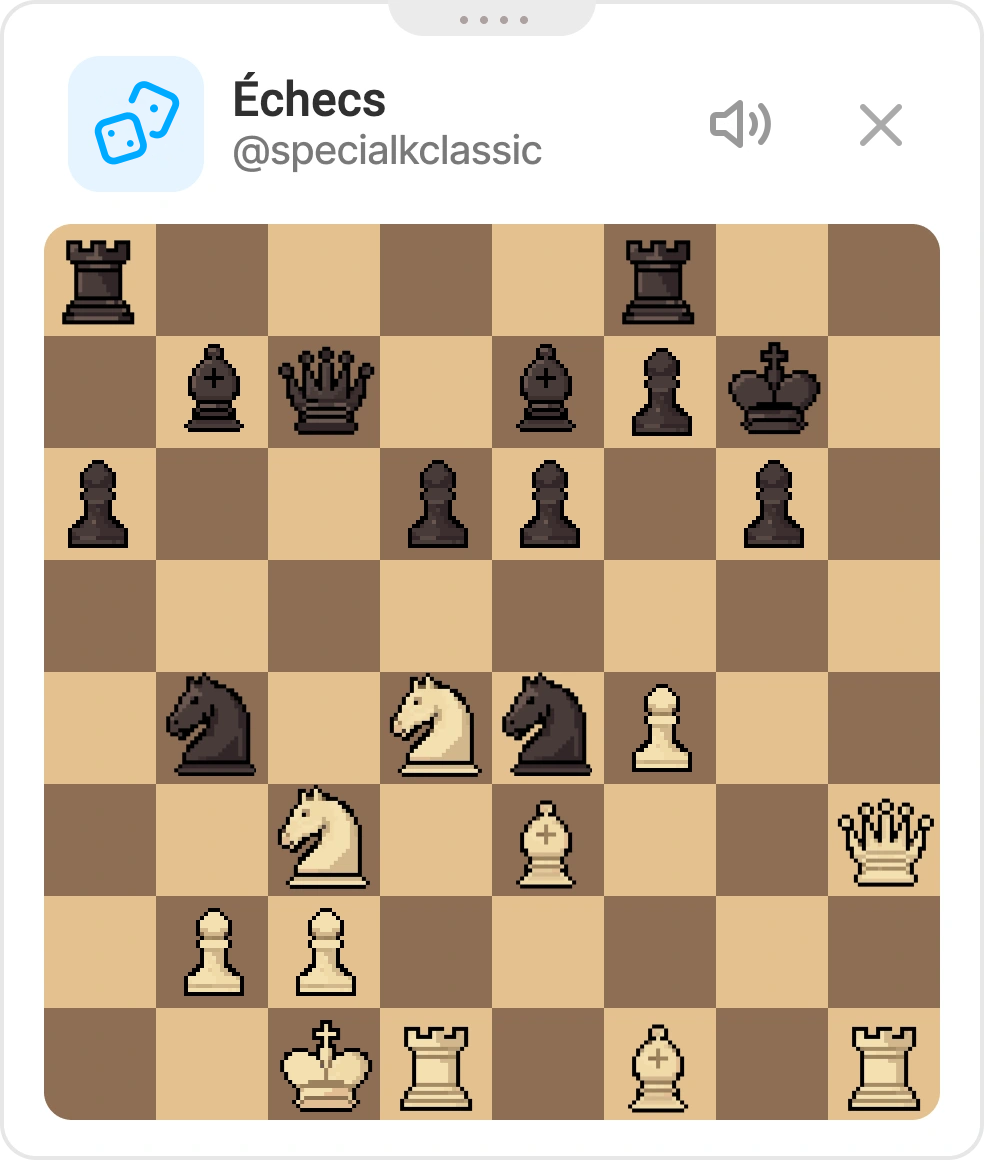 Panneau d’échecs flottant dans le chat en direct YouTube
