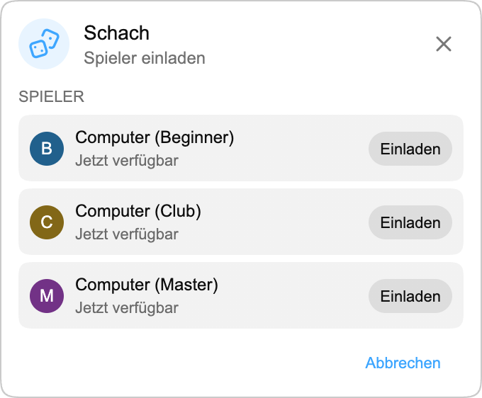 Gegen Computer spielen: Gutes altes Schach