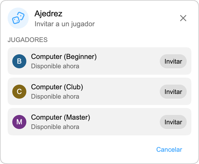 Juega contra Computer: El ajedrez de siempre