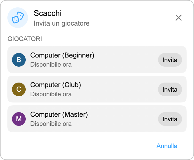 Gioca contro Computer: Il buon vecchio scacchi